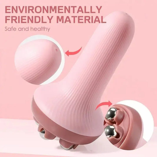360° Handheld Steel Ball Roller Massager | Full-Body Muscle Relief Tool