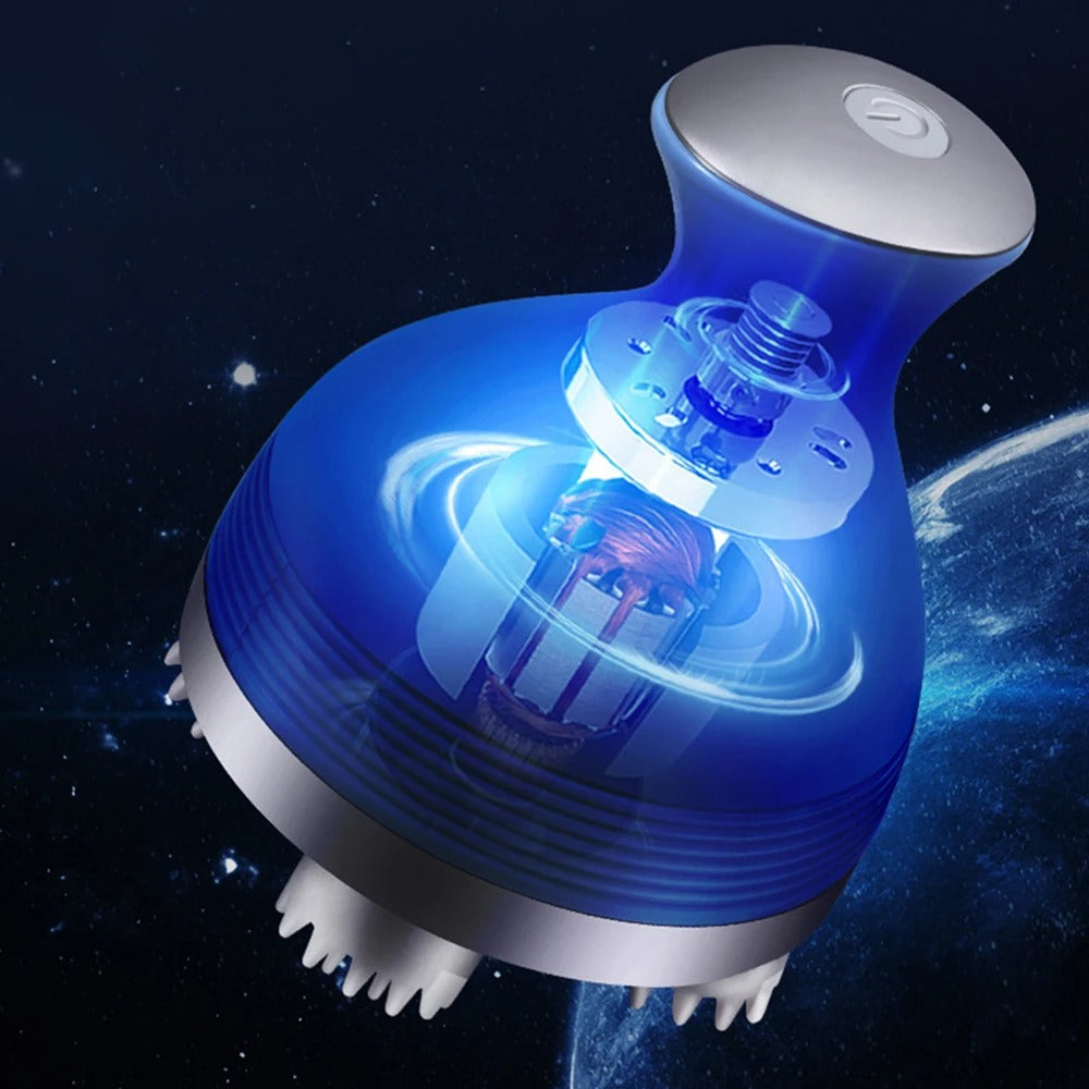 Cordless Scalp and Body Massager – 4-Node Portable Stress Relief Tool