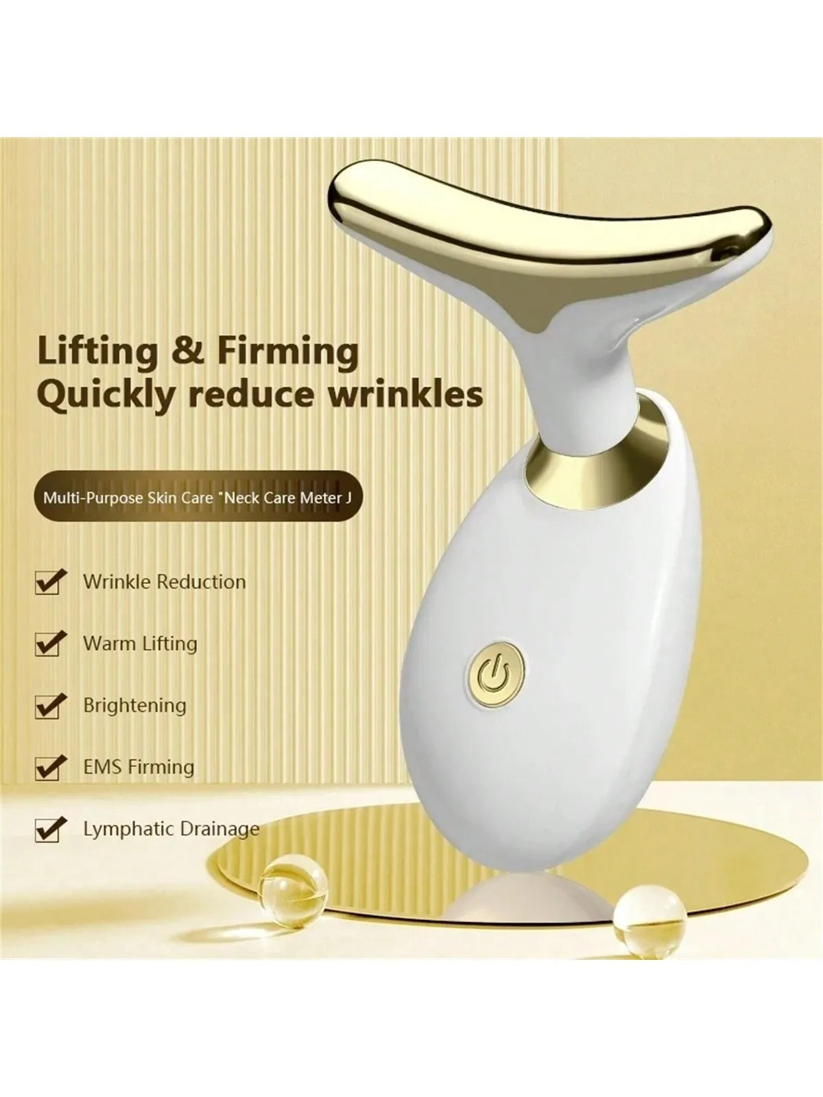 Anti-Wrinkle Facial & Neck Massager - Firming, Sculpting & Skin Renewal Tool