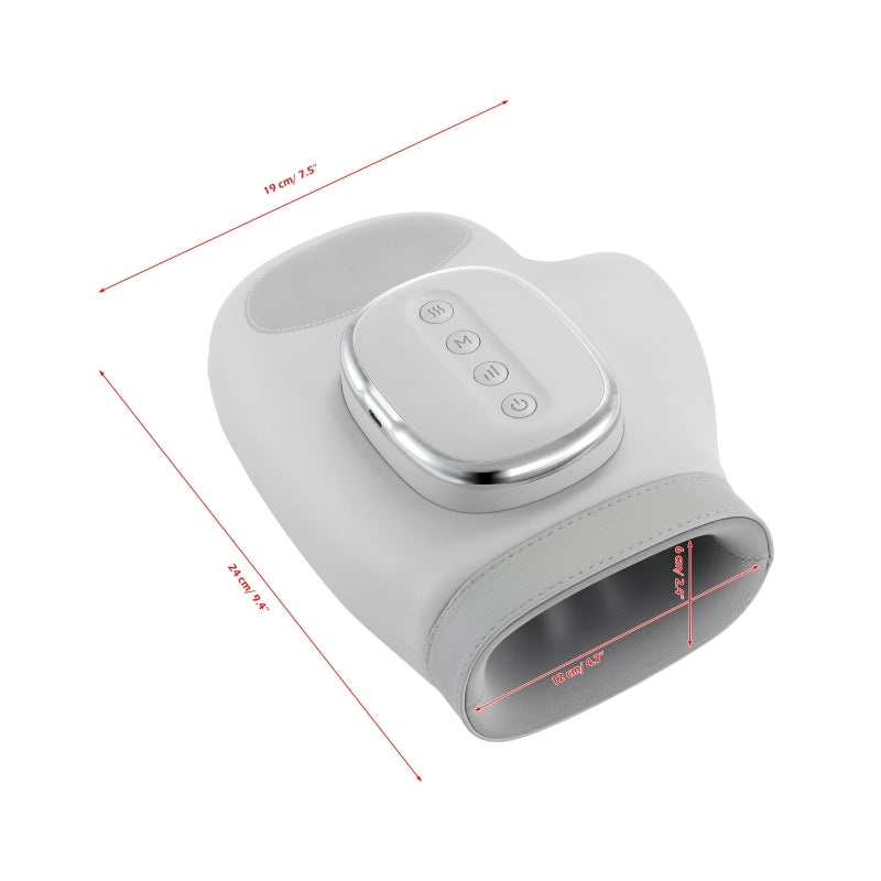 Intelligent Hand Massager - Heated Air Compression for Palm & Fingers