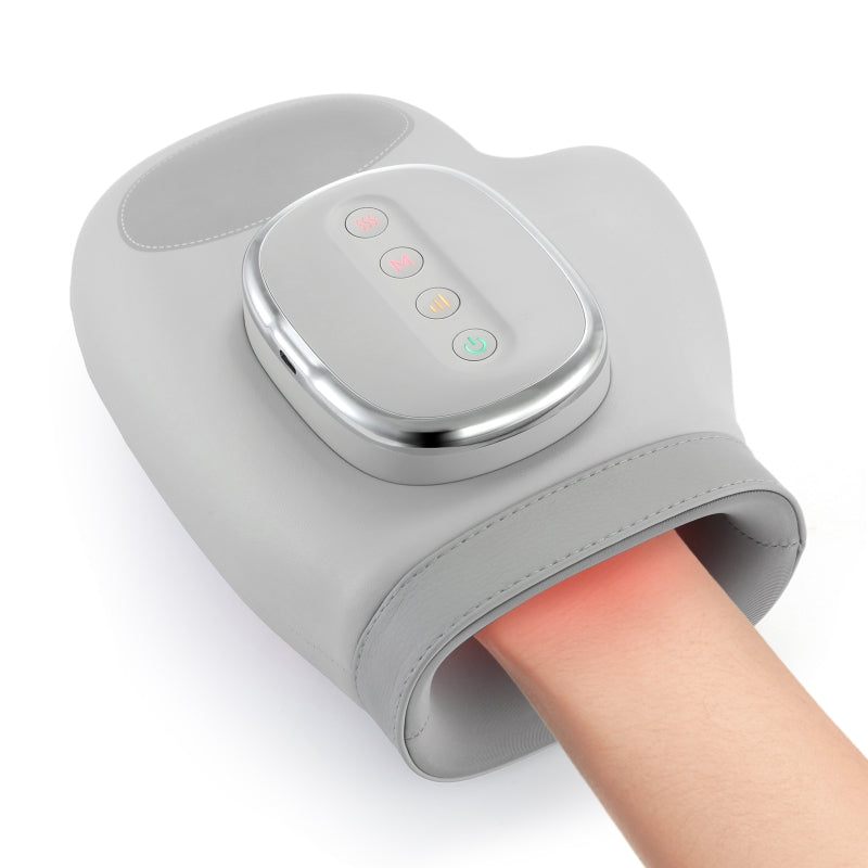 Intelligent Hand Massager - Heated Air Compression for Palm & Fingers