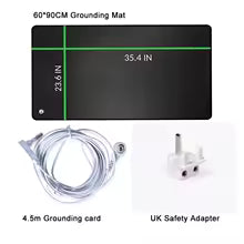 Grounding Mat with Earthing Cable – 60x90cm EMF Recovery Pad