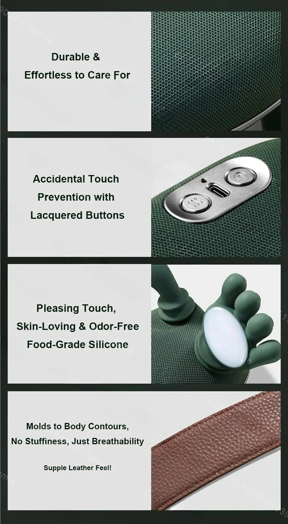 Bionic Neck & Shoulder Massager Heated 4D Kneading Relief