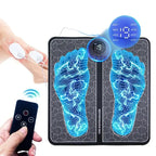 Electric Foot Massager Pad - 8 Modes, 19 Intensity Levels & Remote Control