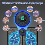 Electric Foot Massager Pad - 8 Modes, 19 Intensity Levels & Remote Control