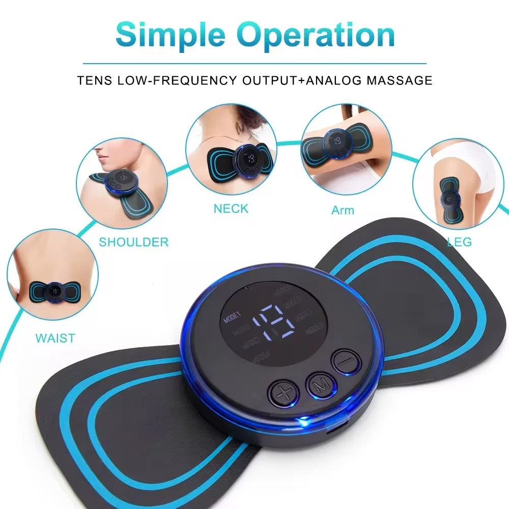 Wireless EMS Pulse Massager – Low-Frequency Body Ritual Tool