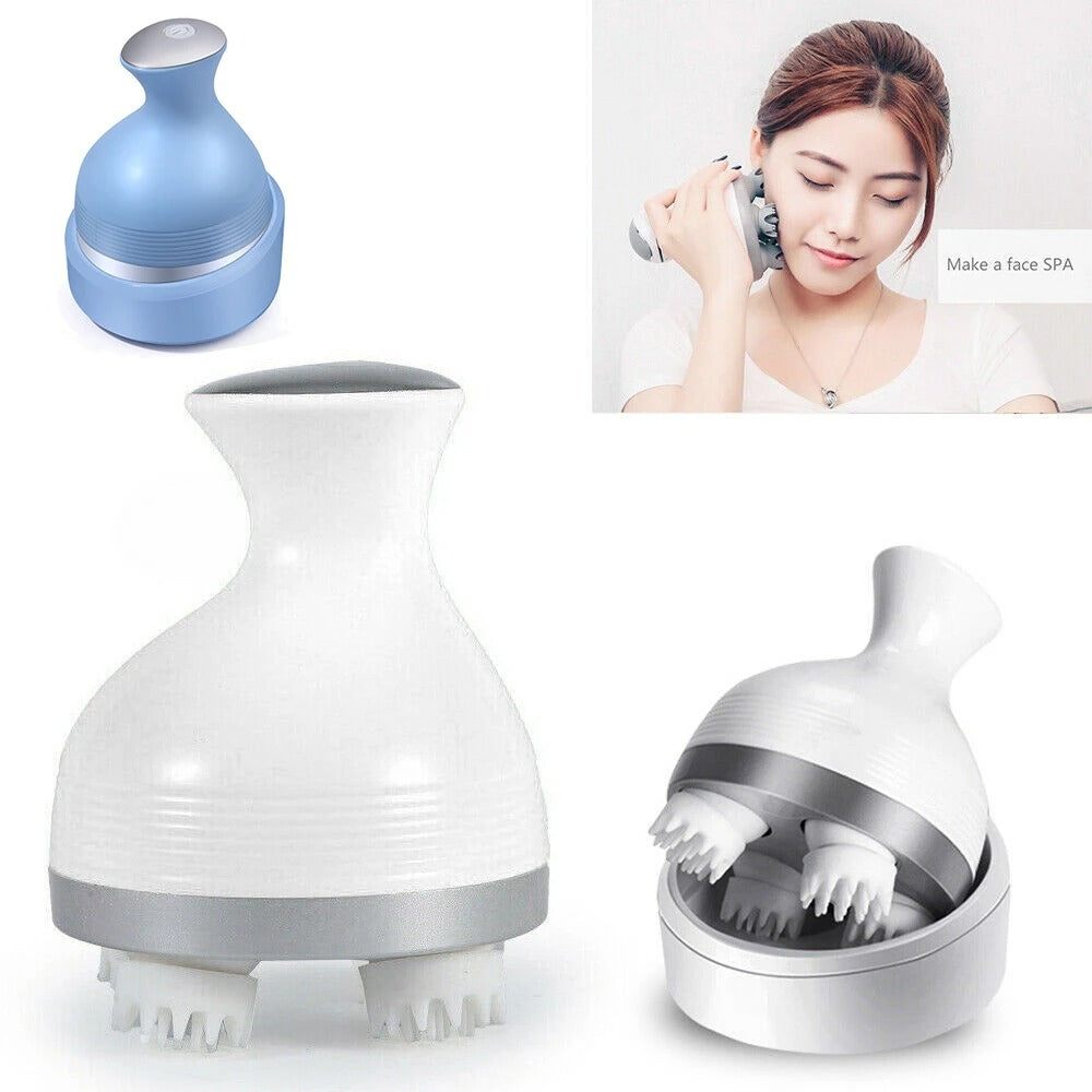 Cordless Scalp and Body Massager – 4-Node Portable Stress Relief Tool