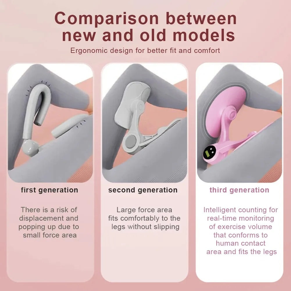 Pelvic Floor Trainer with Smart Counter – Postpartum & Core Recovery Tool