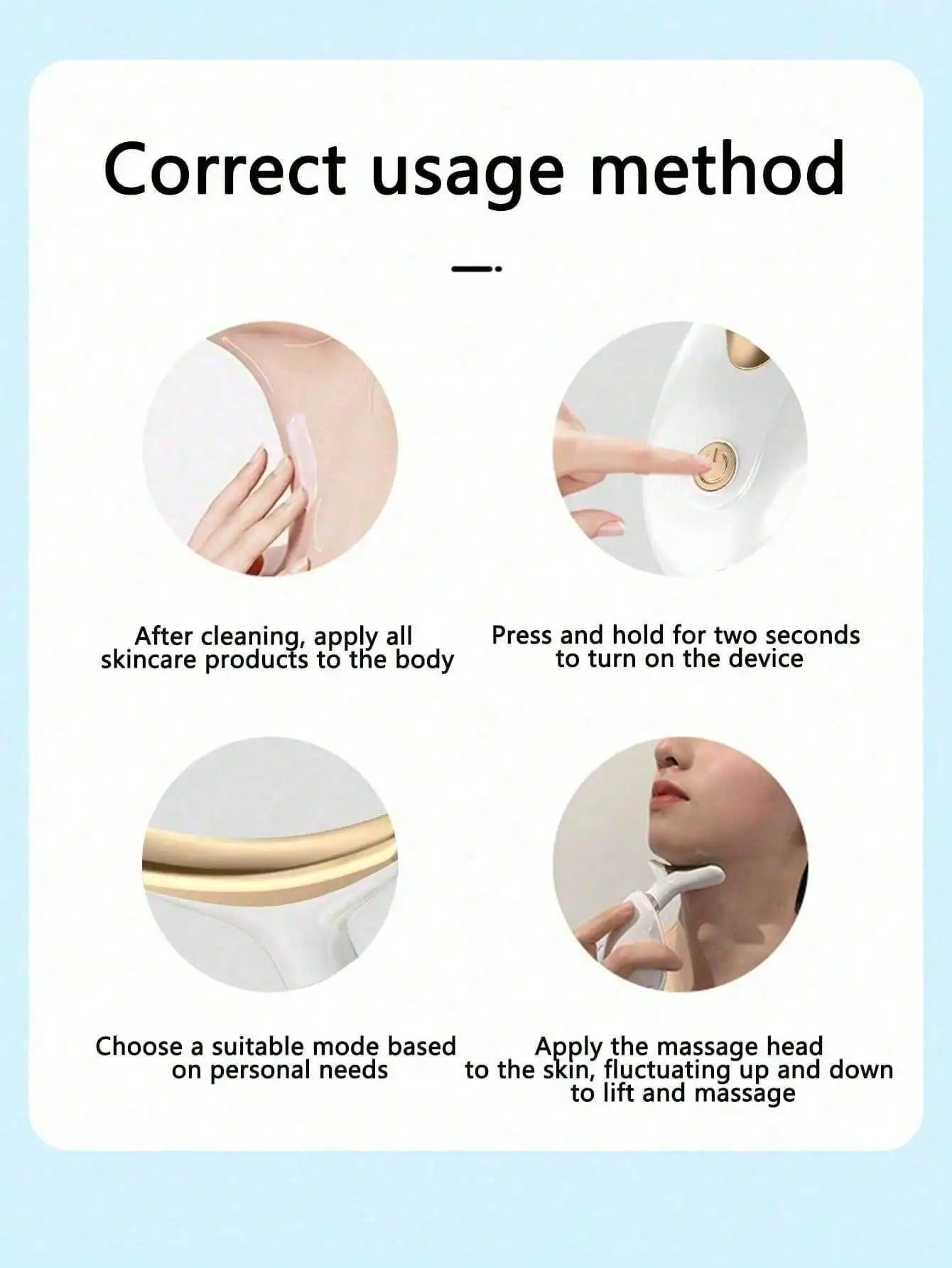 Anti-Wrinkle Facial & Neck Massager - Firming, Sculpting & Skin Renewal Tool