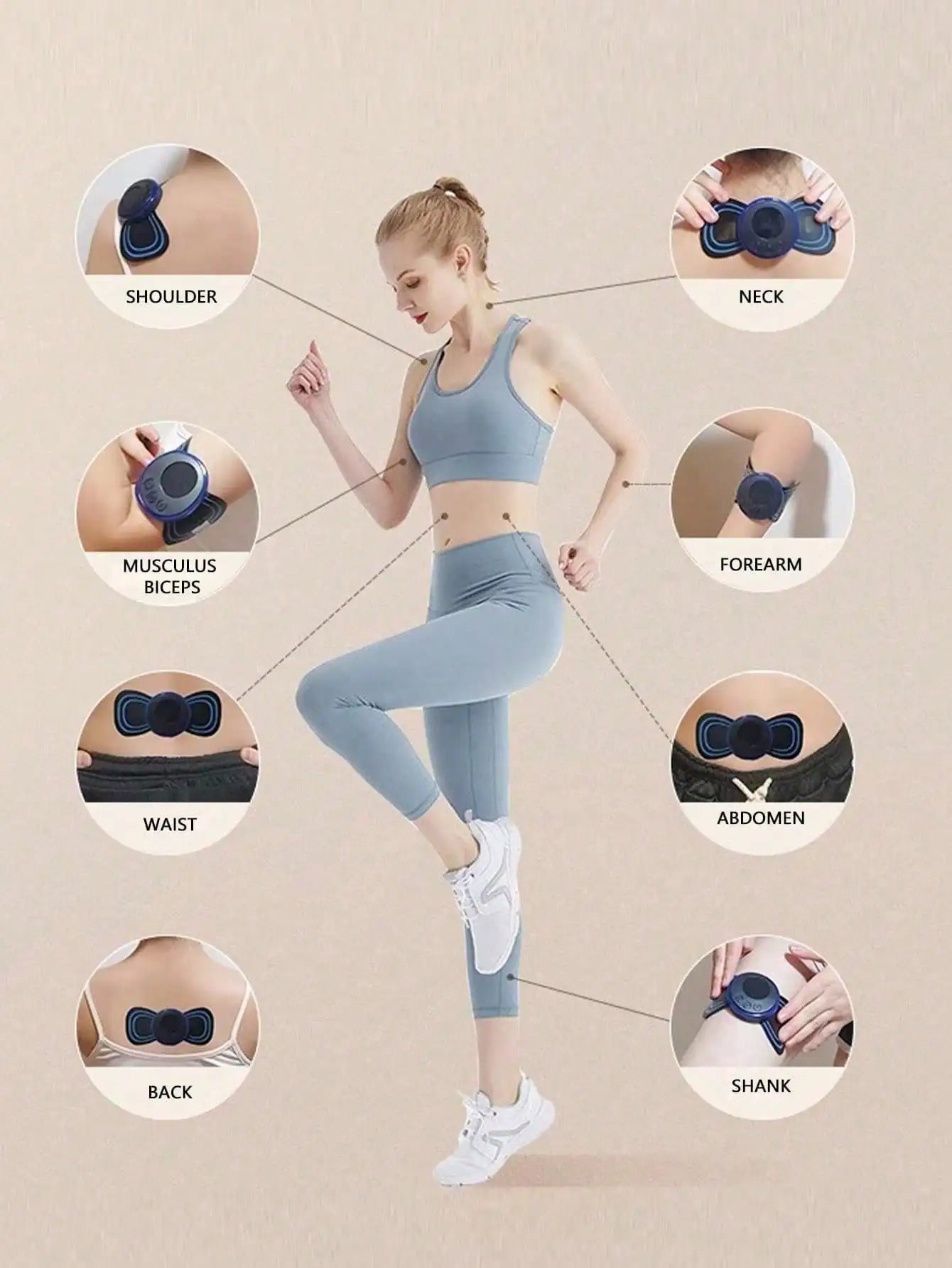 Wireless EMS Pulse Massager – Low-Frequency Body Ritual Tool