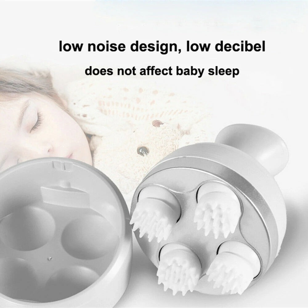Cordless Scalp and Body Massager – 4-Node Portable Stress Relief Tool