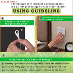 Grounding Mat with Earthing Cable – 60x90cm EMF Recovery Pad
