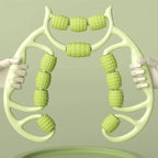 12-Wheel Leg Massager – Manual Slimming & Muscle Relief Ring