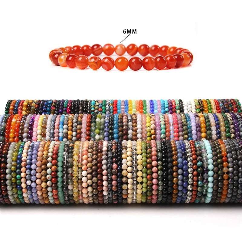Healing Bead Bracelet 6MM – Energy Stone Protection Strand