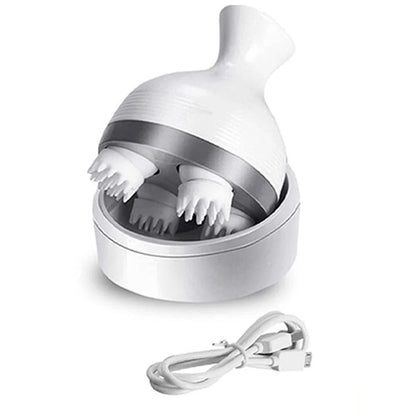 Cordless Scalp and Body Massager – 4-Node Portable Stress Relief Tool