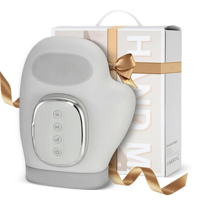 Intelligent Hand Massager - Heated Air Compression for Palm & Fingers