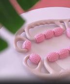 12-Wheel Leg Massager – Manual Slimming & Muscle Relief Ring