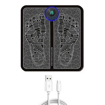 Electric Foot Massager Pad - 8 Modes, 19 Intensity Levels & Remote Control